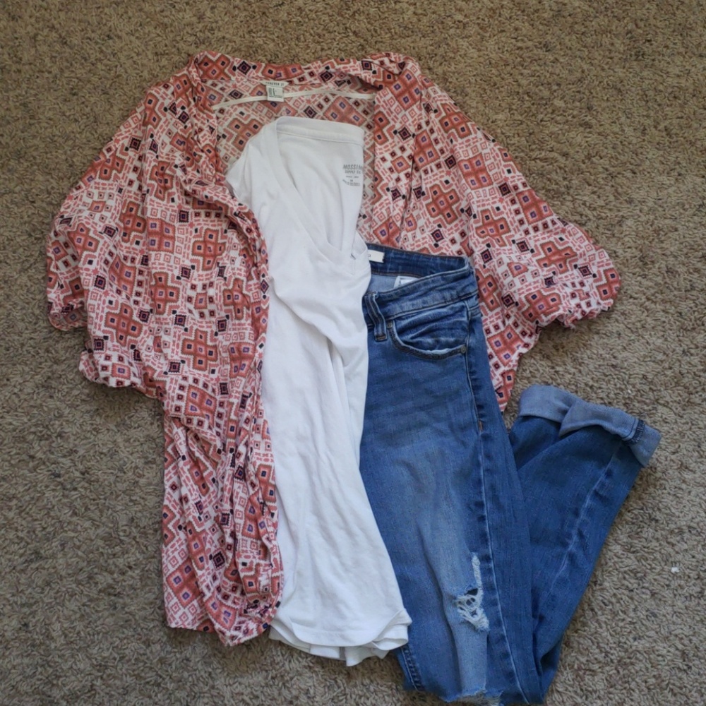 Printed Cardigan